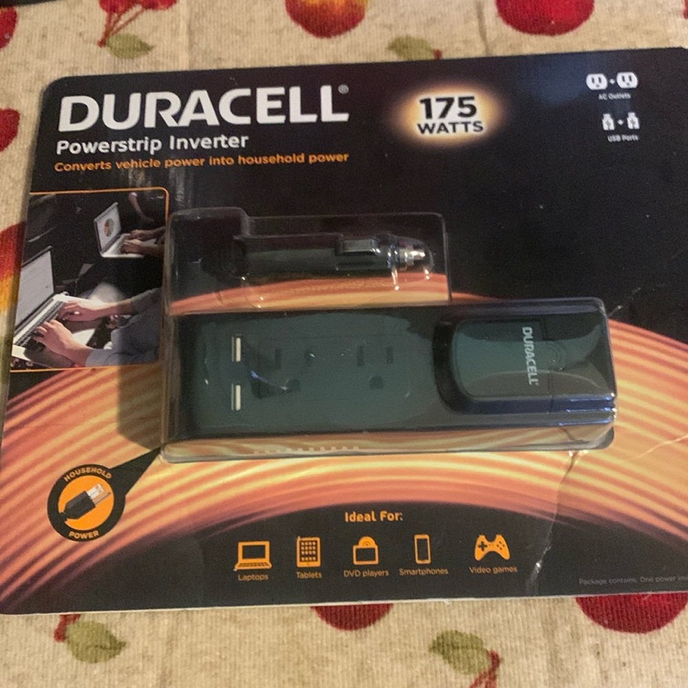 Duracell Powerstrip Inverter 175 watts